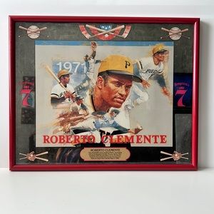 Roberto Clemente Seagram's 7 Mirror bar picture